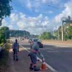 Iluminação garantida na saída da BR-324 e realiza operação especial durante os festejos juninos