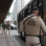 Redução em 53% dos roubos em ônibus e fruto das operações da policias Militar e Civil