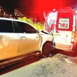 Motorista embriagado é preso após acidente com ambulâncias da SAMU