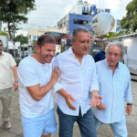 Quinho aparece ao lado de Rui Costa após especulações sobre ida para oposição