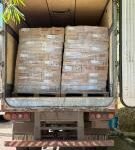 Caminhão com 25 toneladas de salsicha vencida na BR-324 é aprendido pela Polícia Civil