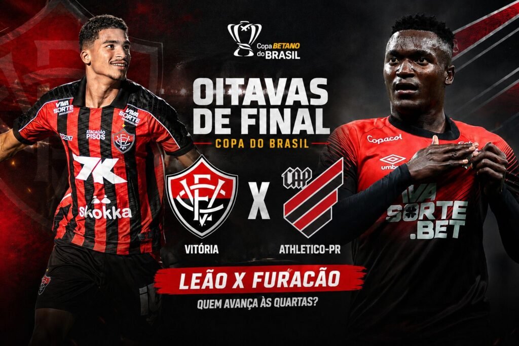 Vitória x Athletico se reencontram pela terceira vez na Copa do Brasil
