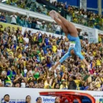Rebeca Andrade volta com ouro no Pan de ginástica artística