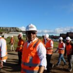 Ponte Salvador-Itaparica: governador acompanha avanço e movimentação no canteiro de São Roque Paraguaçu, em Maragogipe