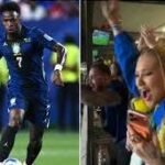 Virginia Fonseca e Vinícius Júnior viram alvo de coro por reconciliação após jogo da Seleção