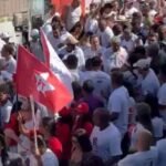 Em clima de festa e com forte apelo popular, Geraldo Júnior arrasta multidão em ato político