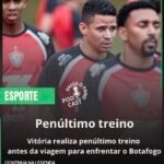 Vitória finaliza preparação para encarar o Botafogo e define logística para sequência fora de casa