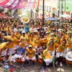 Torcida Brasil Olodum volta ao Pelourinho para acompanhar Brasil nas oitavas de final da Copa do Mundo