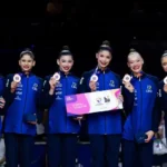 Ginástica rítmica: Brasil é bronze e garante vaga em Los Angeles 2028