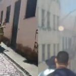 Incêndio atinge casarão no Centro Histórico de Salvador e obriga famílias a deixarem imóvel