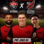 É DECISÃO! Vitória x Athletico-PR AO VIVO com PRÉ-JOGO às 19h no Passa o Pano!