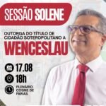 Personalidade recebe título de Cidadão Soteropolitano em cerimônia nesta segunda-feira