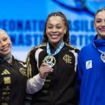 Lorrane Oliveira e Caio Souza são ouro no Brasileiro de Ginástica