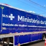 Secretário do Ministério da Saúde visita Carreta de Saúde da Mulher em Seabra (BA)