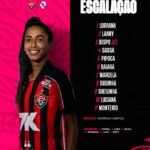 Vitória divulga escalação para duelo contra o Galícia pelo Baianão Feminino