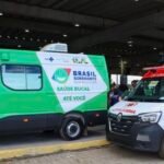 Representante do Ministério da Saúde vistoria veículos que irão reforçar a assistência para pacientes do SUS na Bahia